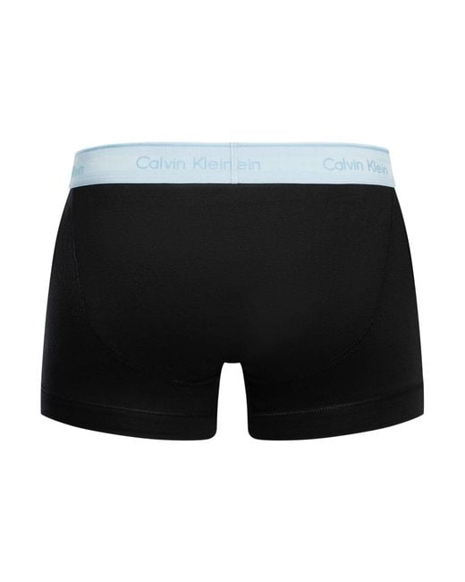 Calvin Klein Black 3 Pack Trunks for men