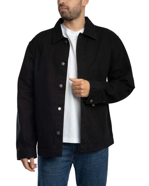 Dickies Black Unlined Canvas Barn Jacket for men