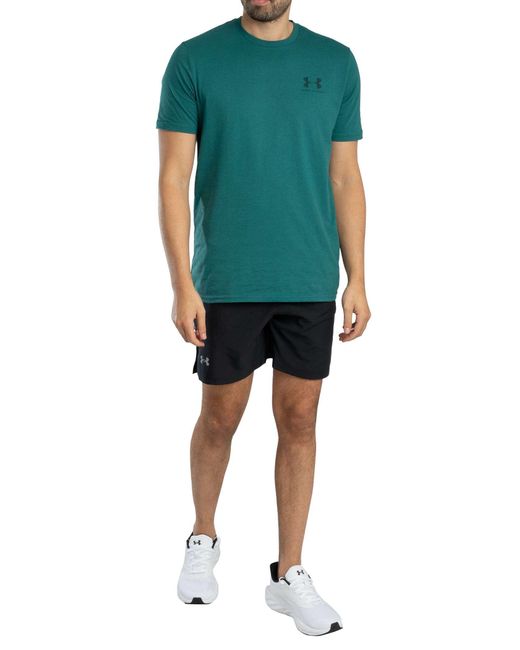 Under Armour Black Launch Shorts for men