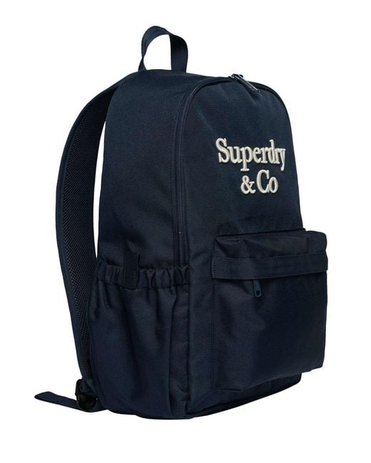 Superdry Blue Company Logo Backpack for men