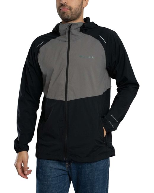 Columbia Black Tech Ii Wind Full Zip Jacket for men
