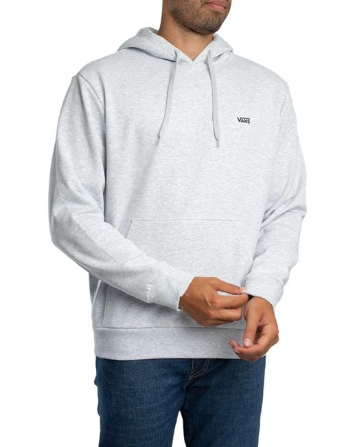 Vans Gray Left Chest Logo Pullover Hoodie for men