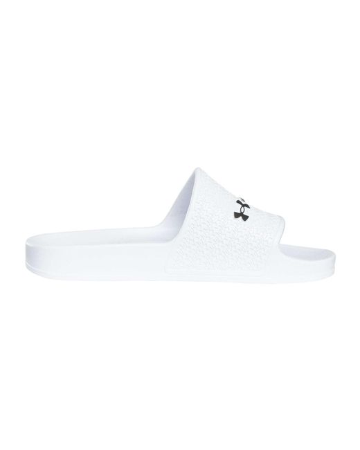 Under Armour White Lite Sliders for men