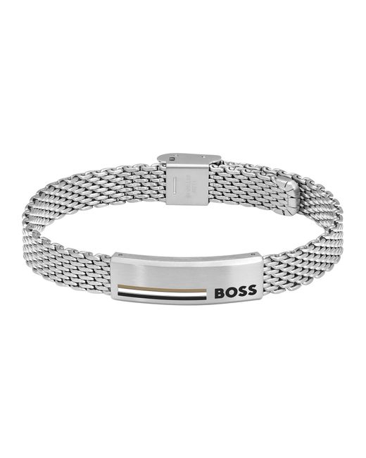 Boss Gray Alen Steel Bracelet for men