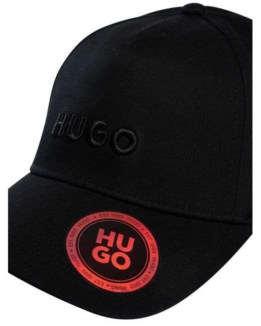 HUGO Black Jude Baseball Cap for men