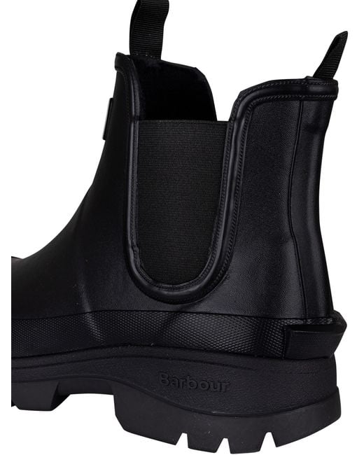 Barbour Black Nimbus Wellington Boots for men