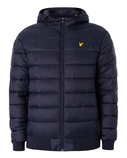 Lyle & Scott Blue Wadded Jacket for men