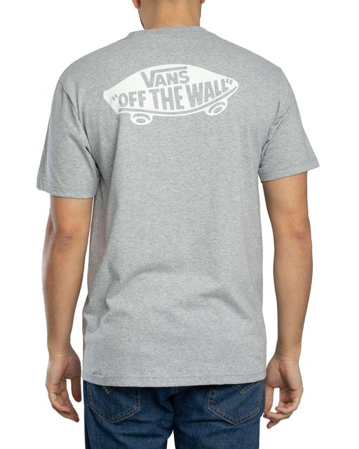 Vans Gray Double Standard Back Logo T-shirt for men