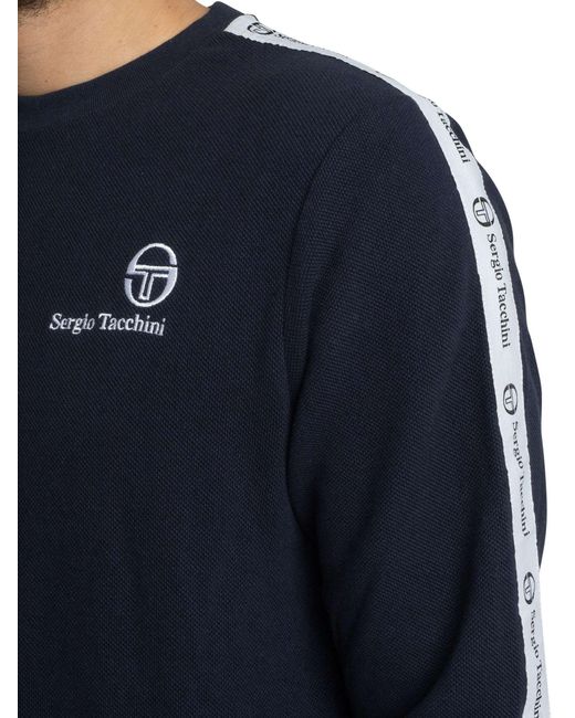 Sergio Tacchini Blue Delman Sweatshirt for men