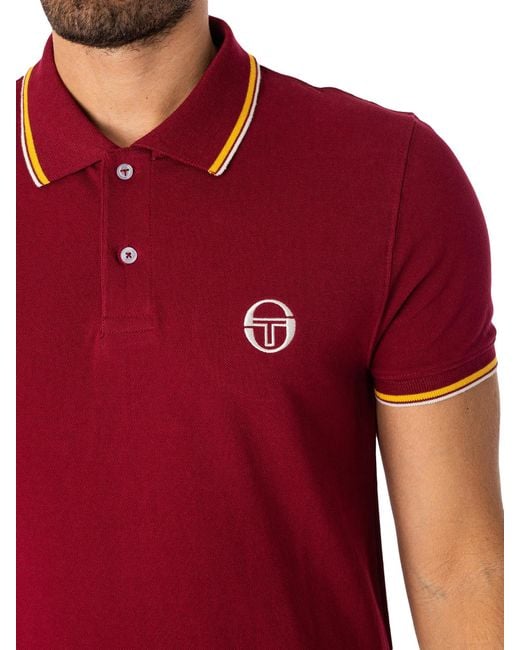 Sergio Tacchini Red 020 Polo Shirt for men