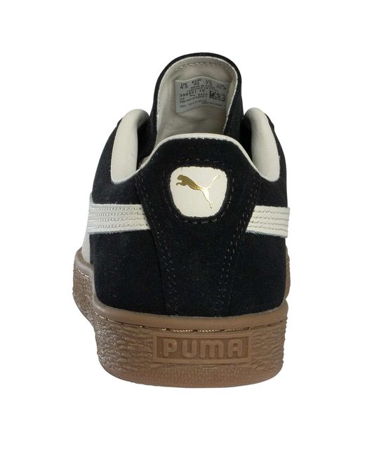 PUMA Black Suede Terrace Trainers for men