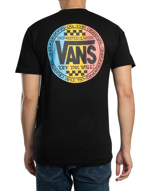 Vans Black Retro Back Graphic T-shirt for men