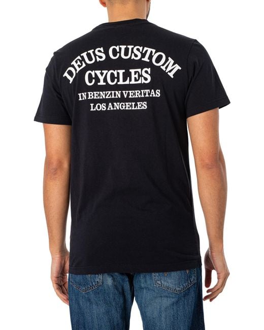 Deus Ex Machina Black Clutch T-shirt for men