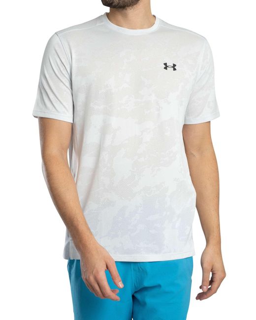 Under Armour White Tech Vent Jacquard T-shirt for men