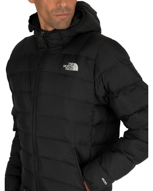 north face black puffa coat