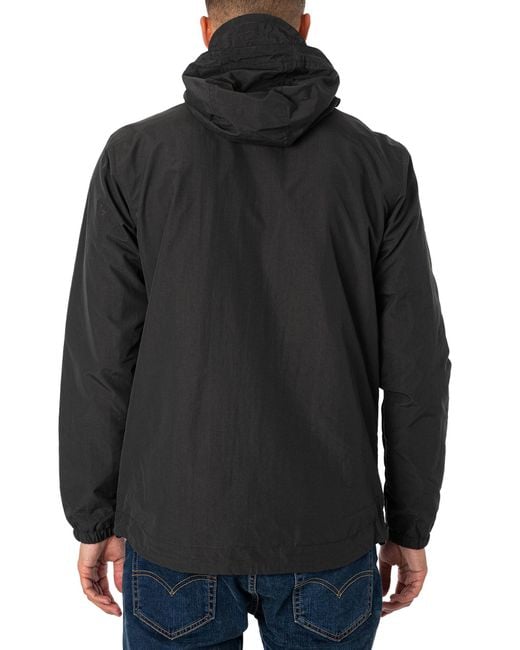 Lyle & Scott Black Zip Through Hooded Jacket for men
