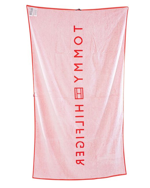Tommy Hilfiger Red Original Towel for men