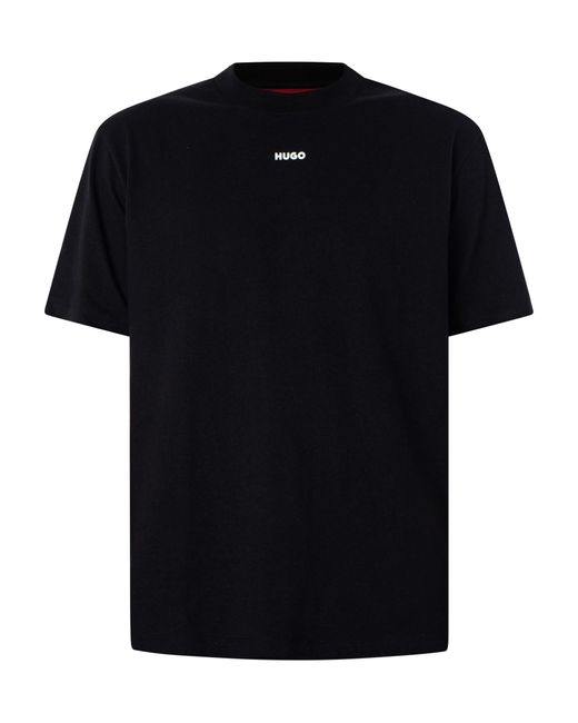 HUGO Black Dapolino T-shirt for men