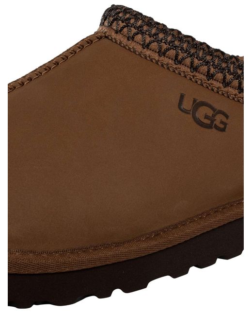 Ugg Brown Tasman Ii Nubuck Slippers for men