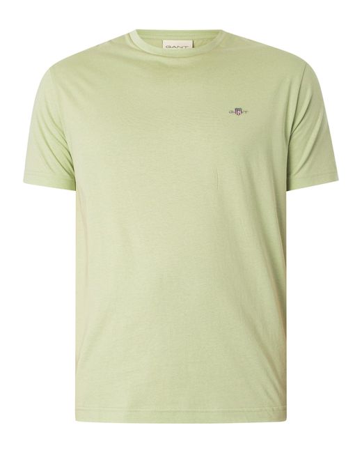 Gant Green Regular Shield T-shirt for men