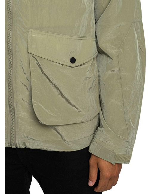 Lyle & Scott Green 4 Pocket Blouson Jacket for men