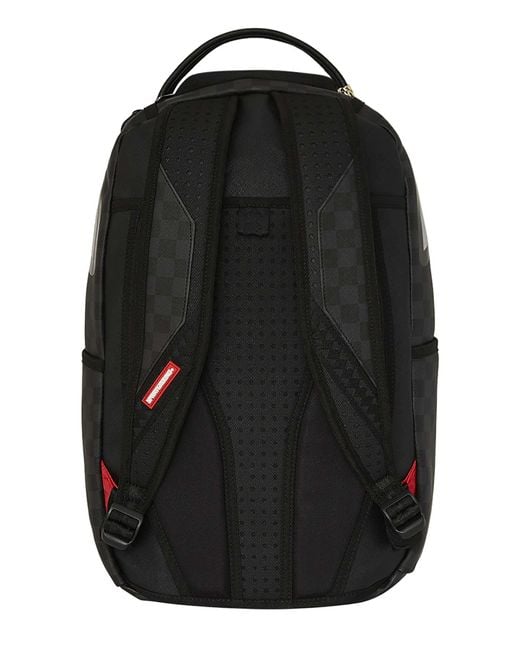 Sprayground Black 20l Lights Out Shark In Paris Backpack for men