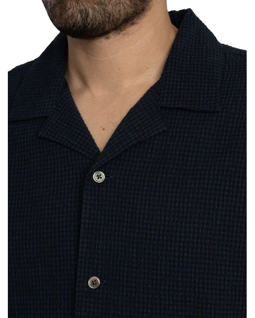 Levi's Black Sunset Short Sleeved Shirt for men