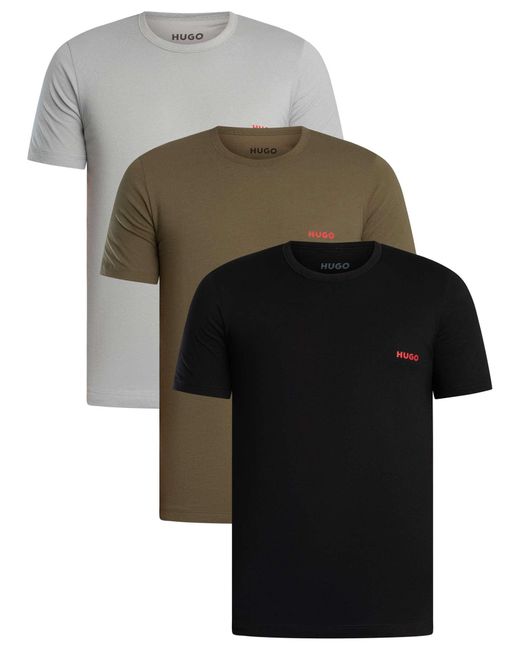 HUGO Multicolor 3 Pack Lounge T-shirts for men