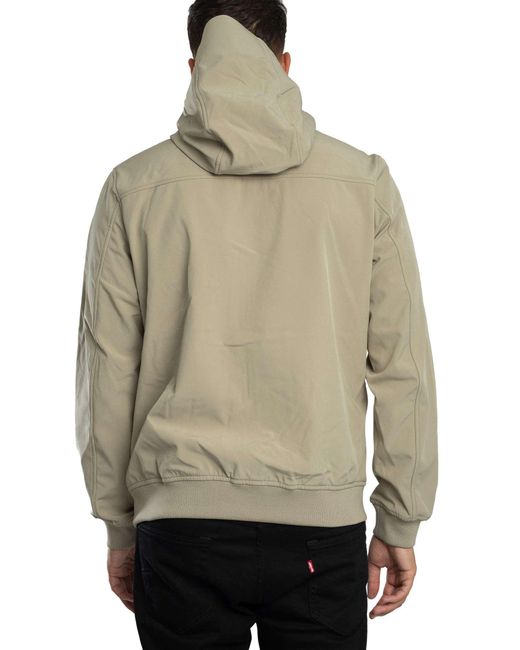 Lyle & Scott Natural Fleece Back Softshell Jacket for men