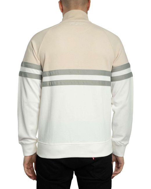 Ellesse White Rimini Track Jacket for men