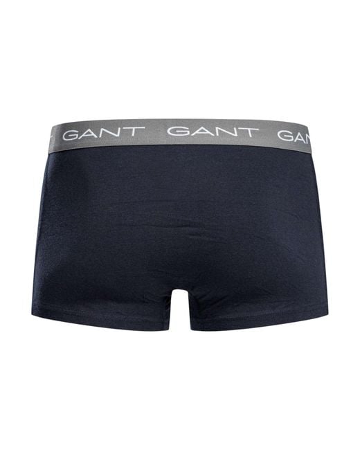Gant Blue 3 Pack Trunks for men