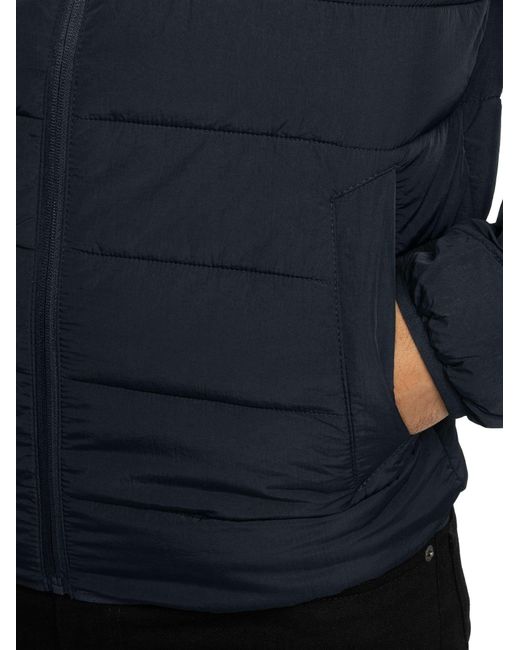 Lyle & Scott Blue Lightweight Puffer Jacket for men