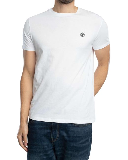 Timberland White 3 Pack Dunstan River Slim T-shirts for men