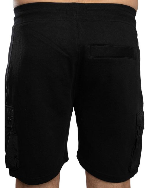 Weekend Offender Black Noreaster Cargo Shorts for men