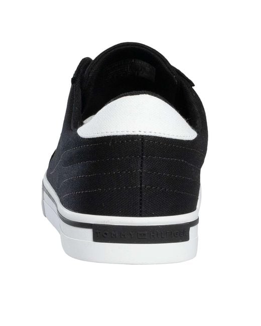 Tommy Hilfiger Black Core Long Lace Trainers for men