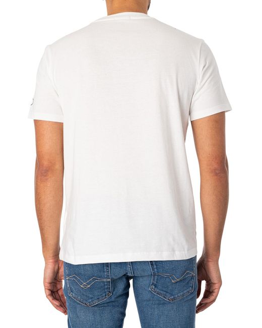 Replay White Graphic T-shirt for men