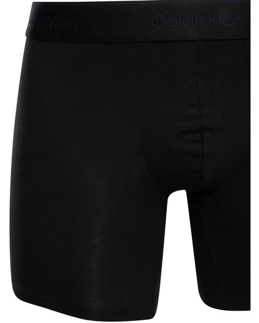 Calvin Klein Black 3 Pack Icon Boxer Briefs for men
