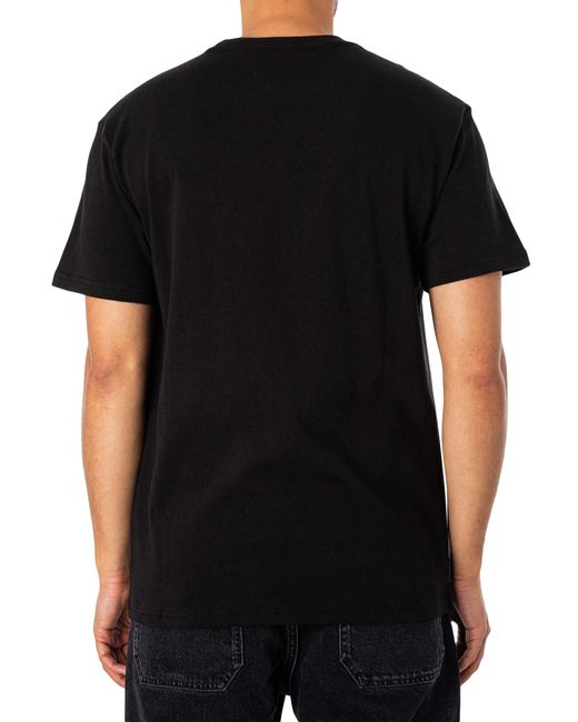 Tommy Hilfiger Black Classic Badge T-shirt for men