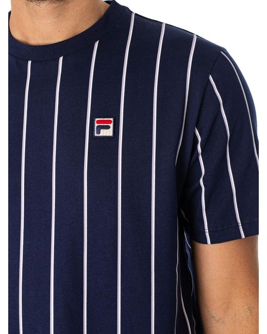 Fila Blue Lee Pin Striped T-shirt for men