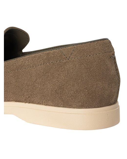 Clarks Natural Torford Easy Suede Loafers for men