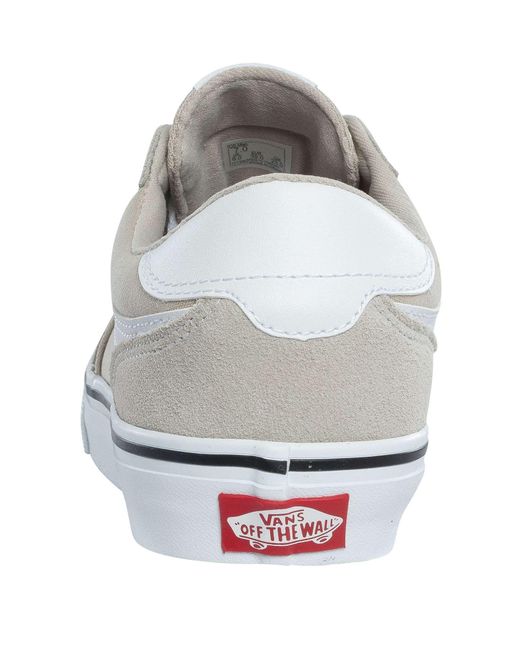 Vans White Brooklyn Canvas Trainers for men
