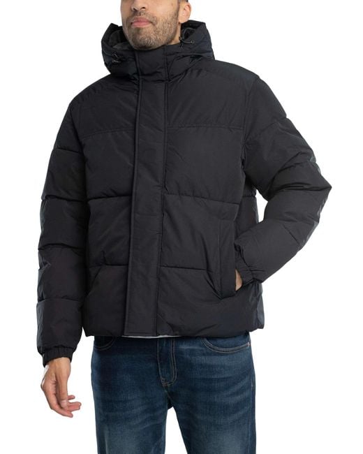 Jack & Jones Blue Bradley Puffer Jacket for men