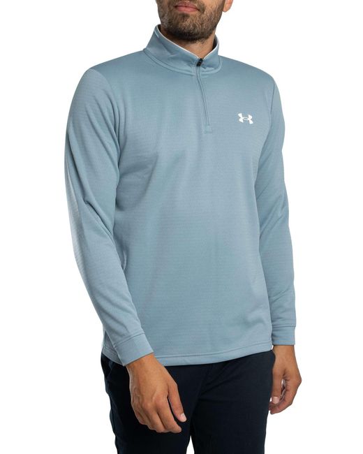 Under Armour Blue Golf Matchplay Zip Top for men