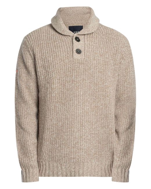 Superdry Natural Shawl Collar Jumper for men