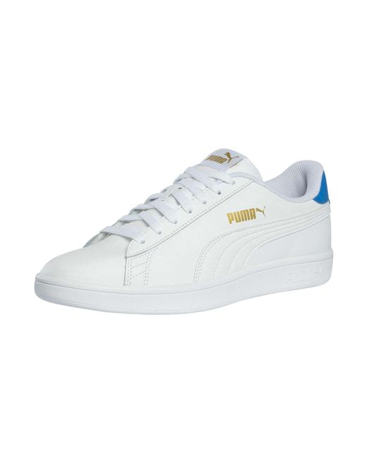 PUMA White Smash V2 Leather Trainers for men