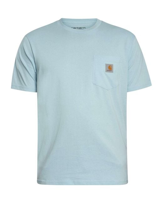 Carhartt Blue Pocket T-shirt for men