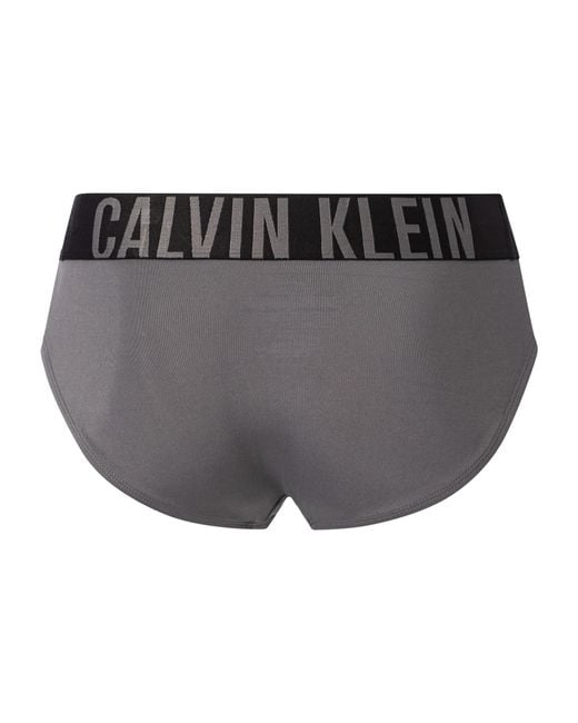 Calvin Klein Black 3 Pack Intense Power Hip Briefs for men