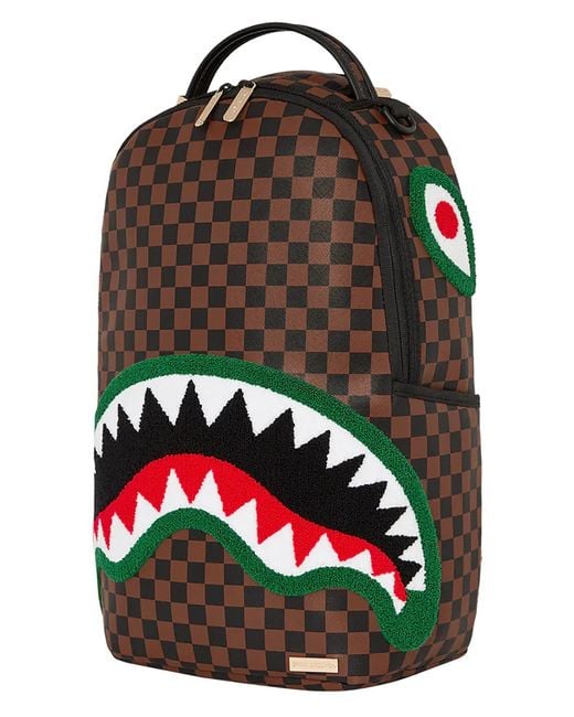 Sprayground Brown Chenille Backpack for men