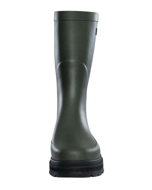 Aigle Green Mid Rain Wellington Boots for men