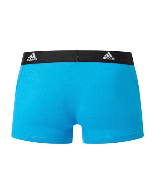 Adidas Blue 6 Pack Active Flex Cotton Trunks for men